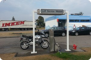 An der Autobahn gab es dann Luft