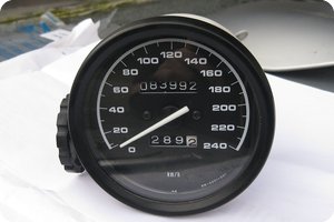 Der Tacho meiner BMW R 1150 GS