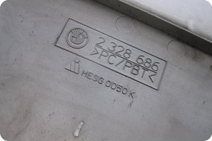 Teilenummer der Cockpitabdeckung
