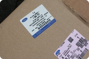 Ford liefert die Kartons zum Verpacken