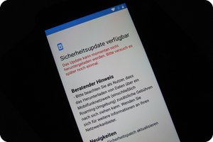 Das nächste Update zickt etwas