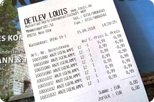 4x Gutschrift, 4x neu gekauft