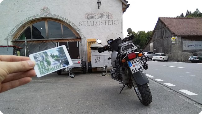 Am Nachweispunkt »St. Luzisteig«