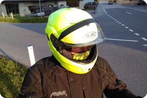 Blendende Sonne? Kopf senken.