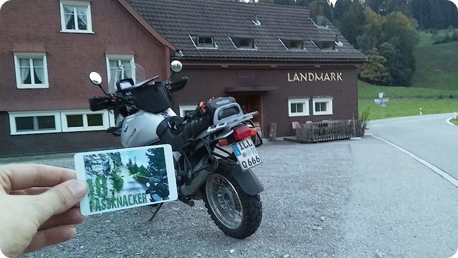 Am Nachweispunkt »Faschinajoch«Am Nachweispunkt »Ruppen / Landmark«