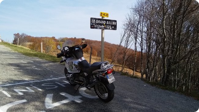 Am Nachweispunkt »Le Grand Ballon«