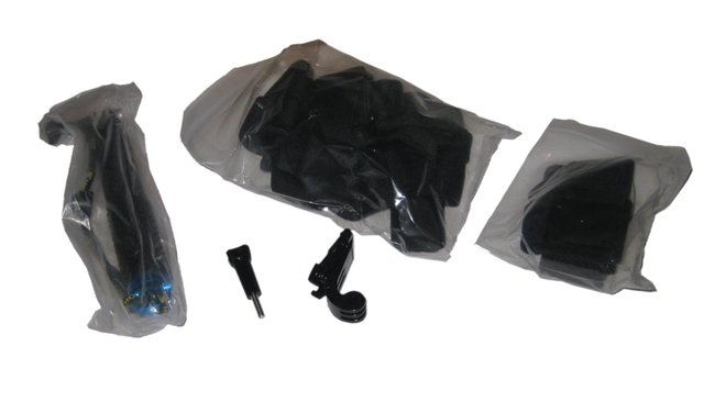 Die meisten Teile sind einzeln in Plastiktüten verpackt