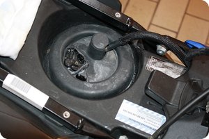 Der Schlauch sitzt, die Kabel fehlen noch