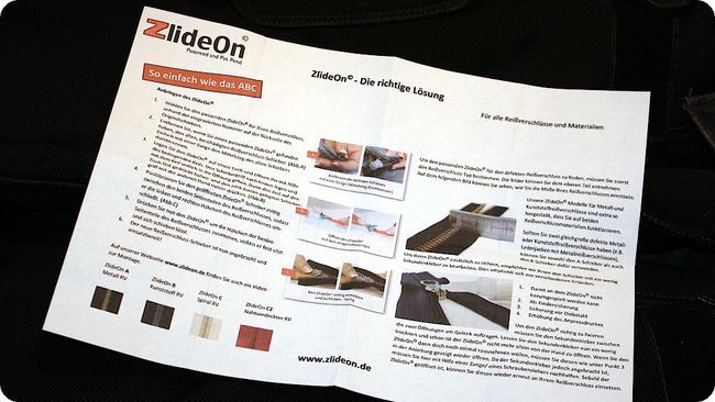 ZlideOn Bedienungsanleitung