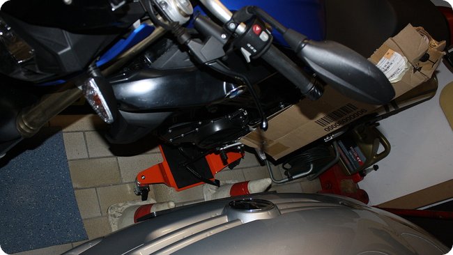 Nun ist es ein wenig enger in der Garage