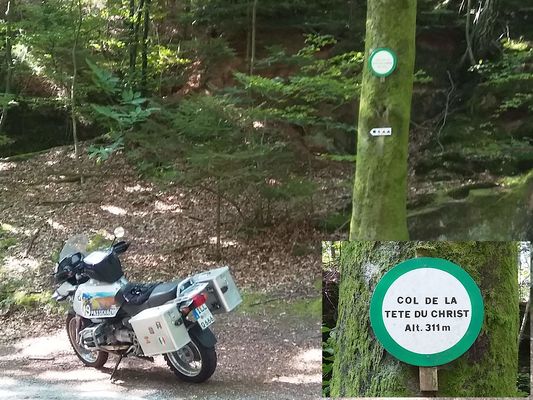 Tête du Christ, Col de la