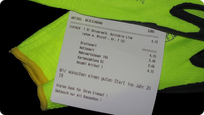 Die Kosten: 4,15 Euro für ein Paar (Baumarktpreis)