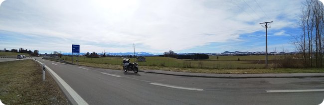 Zwischenstopp an der Autobahn A7