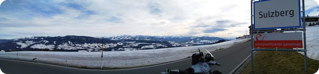 Panoramaaufnahme bei Sulzberg (Vorarlberg)