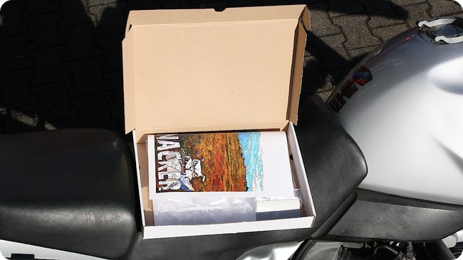 Gestern in der Post: Das PVC-Poster im Format A3