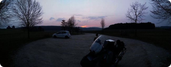 Panorama am Nachweispunkt »Hinterbühl«