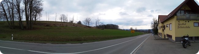 Abschluss-Panorama am Nachweispunkt »Schlatterhöhe«