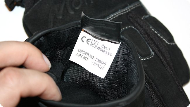 Kennzeichnung auf dem Etikett
