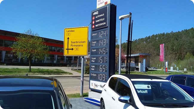 Tanken bei Peugeot? Ja, das geht.