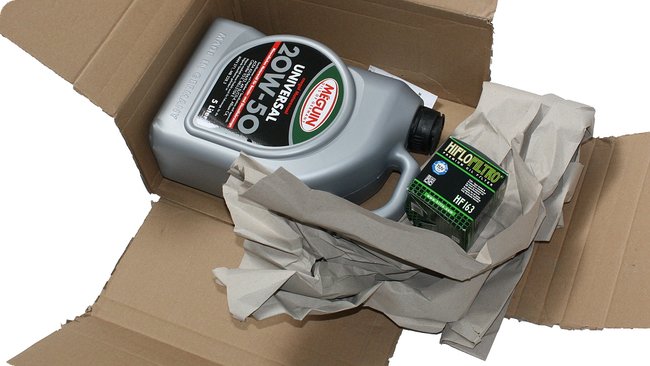 Ist doch schön wenn sich der Karton quasi von selbst zerlegt
