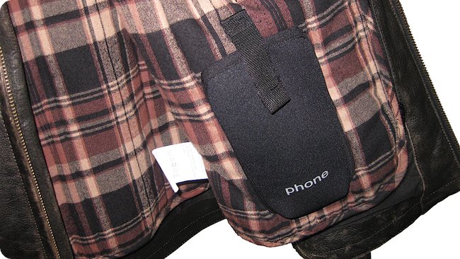 Handytasche – leider nur im Thermofutter