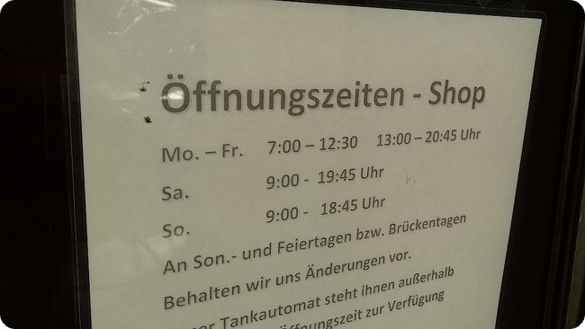 Ich bin eine Stunde zu spät dran