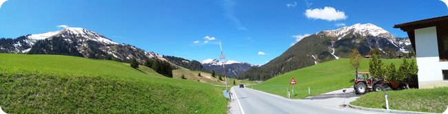 Panorama am Nachweispunkt »Berwang«