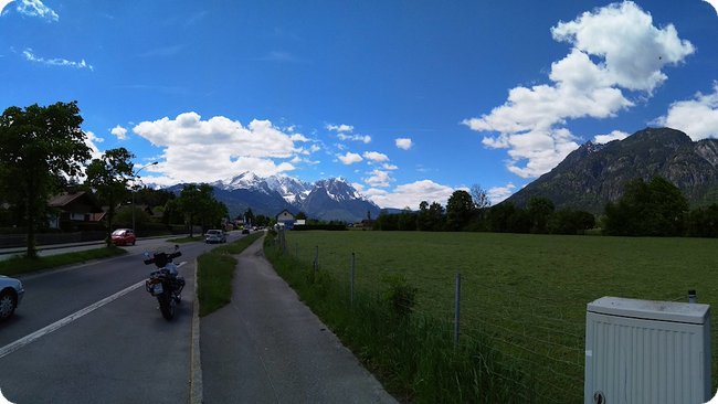 Kurz vor Garmisch-Partenkirchen