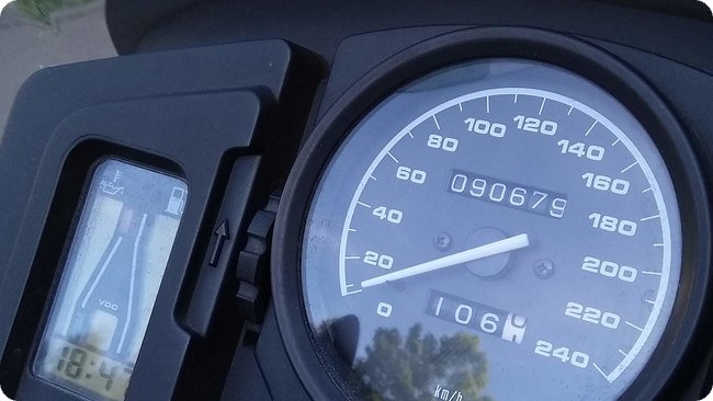 90'679 km ist meine BMW R 1150 GS