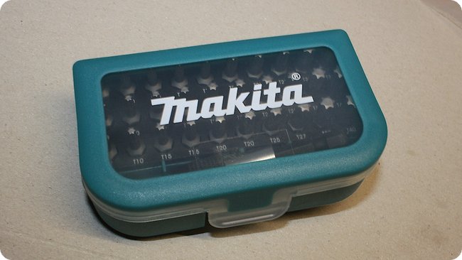 Praktische Box von Makita: Bitsatz mit Torx