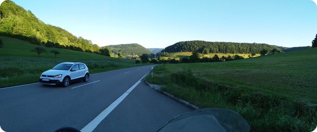 Impression auf der Alb: Licht und Schatten
