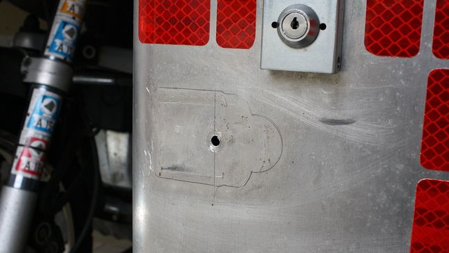 Vor der Behandlung mit der Paste