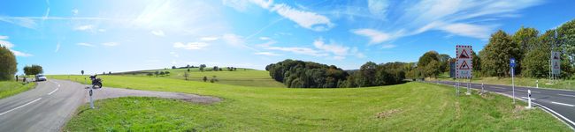 Panorama zwischen Bad Urach und Hengen