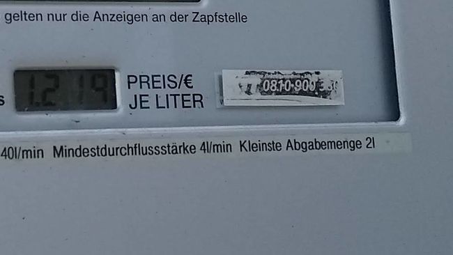 Mindestens zwei Liter muss man zapfen!