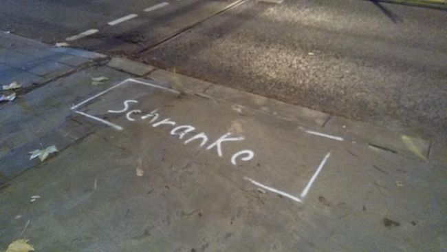 »Ich bin eine Schranke«? Angekündigt wurde sie im Oktober 2019