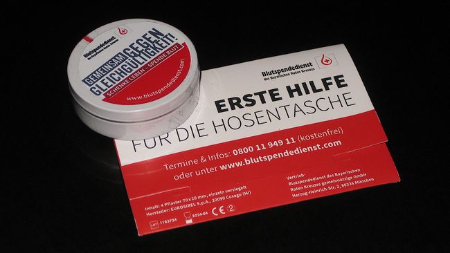 Kleine Aufmerksamkeiten nach dem Blutspenden