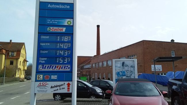 1,409 Euro pro Liter E10 – das gab's die Tage schon mal günstiger