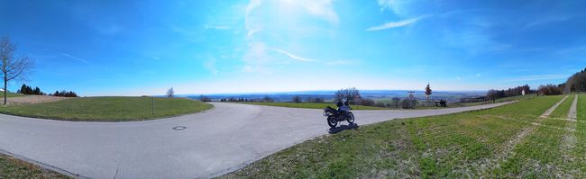 Panorama vom Bussen in Richtung Südwest