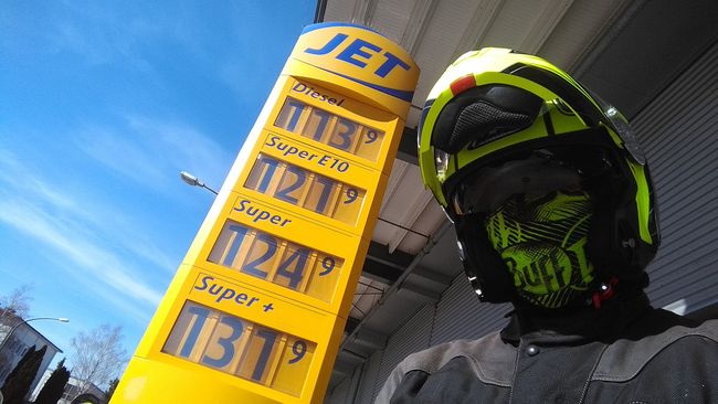 Hier tanke ich, hier ist's gerade günstig