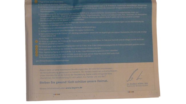 ...stammt der Abdruck der Allgemeinverfügung