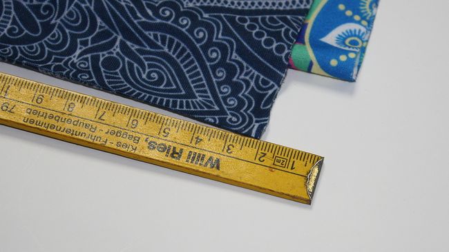 Gleiche Breite, in der Länge fehlen rund 2 cm