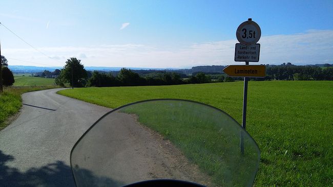 Endlich runter von der Autobahn