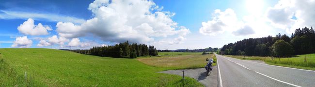Panorama am Nachweispunkt »Buchenberg-Klamm«