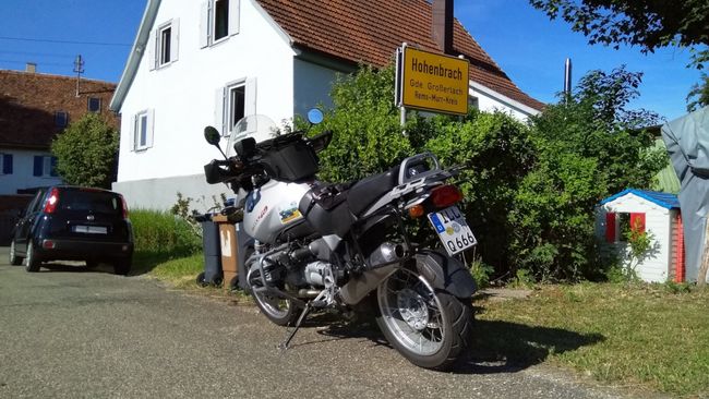 Am Nachweispunkt »Hohenbrach«
