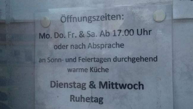 Die aktuellen Öffnungszeiten