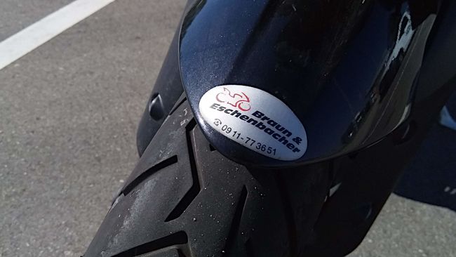 Zuerst lief sie in Franken – wie auch schon meine Suzuki GSF 1200