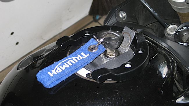 Der neue Tankring ist montiert und...