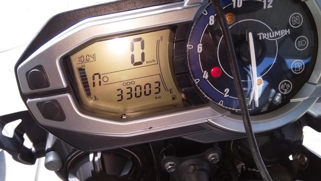 33'003 km beim zweiten Tankstopp seit dem Kauf