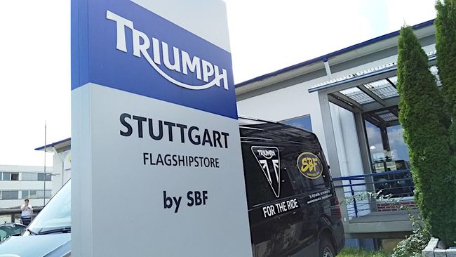 Triumph Flagshipstore Stuttgart (in Filderstadt)