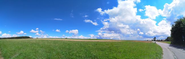 Panorama am Nachweispunkt »Hülben (Flugplatz)«